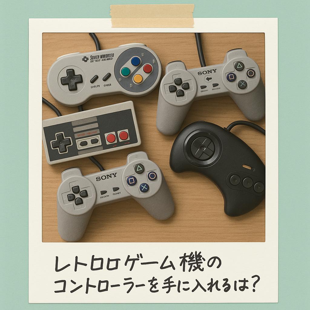 レトロゲームのコントローラー