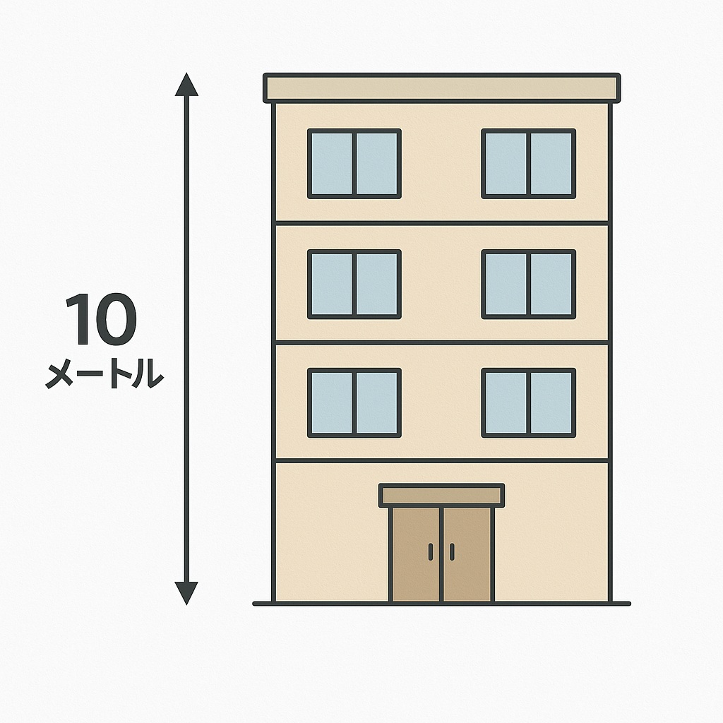 10mtの建物